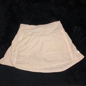 White lululemon mini skirt